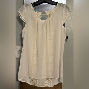 Cream Maurices Blouse